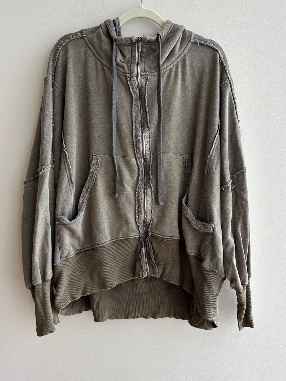 We The Free Camden Hoodie, Dusty Moss Green, Size X-Small